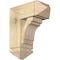 Ekena Millwork Merced Arts and Crafts Rough Sawn Bracket w/ Offset Brace, Douglas Fir, 8"W x 18"D x 22"H BKT0806X18X22MRC03RDF - alternate 1